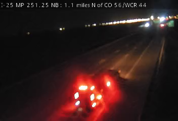 I-25 MP 251.25 NB, 1.1 miles N of CO 56/WCR 44 live camera view
