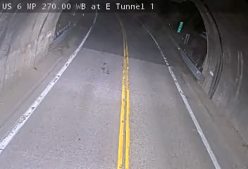 US 6 MP 270.00 WB at E Tunnel 1 live camera view