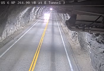 US 6 MP 264.90 WB at E Tunnel 3 live camera view