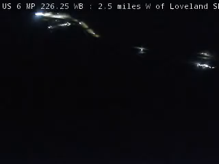 US 6 MP 226.25 WB, 2.5 miles W of Loveland Ski Area 2 live camera view