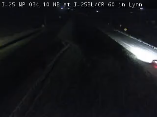 I-25 MP 34.10 NB at I-25BL/CR 60 in Lynn live camera view