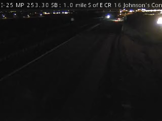 I-25 MP 253.30 SB, 1.0 mile S of E CR 16 Johnsons Corner live camera view