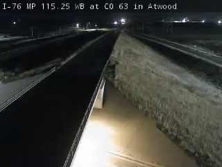 I-76 MP 115.25 WB at CO 63 in Atwood live camera view