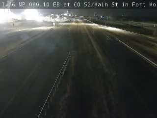 I-76 MP 80.10 EB at CO 52/Main St in Fort Morgan live camera view