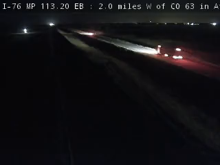 I-76 MP 113.20 EB, 2.0 miles W of CO 63 in Atwood live camera view