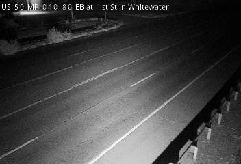 US 50 MP 40.80 EB at 1st St in Whitewater (Roadway) live camera view