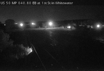US 50 MP 40.80 EB at 1st St in Whitewater (West) live camera view