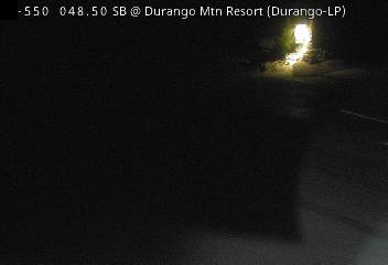 US 550 MP 48.60 SB, 0.6 miles S of Purgatory Blvd (North) live camera view