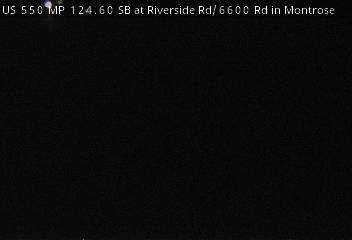 US 550 MP 124.60 SB at Riverside Rd/6600 Rd in Montrose (North) live camera view