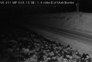 US 491 MP 68.15 SB, 1.4 miles E of Utah Border (North) live camera view