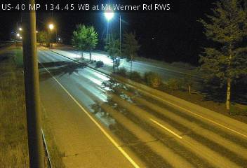 US 40 MP 134.45 WB at Mt Werner Rd (East) live camera view