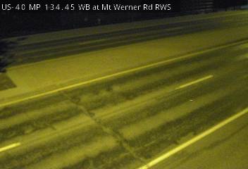 US 40 MP 134.45 WB at Mt Werner Rd (Road Surface) live camera view