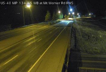 US 40 MP 134.45 WB at Mt Werner Rd (West) live camera view