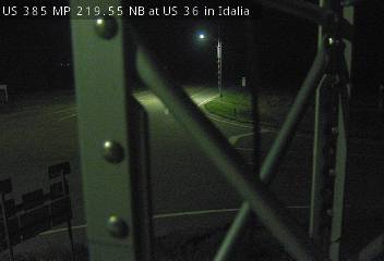 US 385 MP 219.55 NB at US 36 in Idalia (North) live camera view