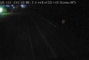 US 160 MP 40.90 EB, 0.7 miles E of CO 145/State St in Cortez (East) live camera view