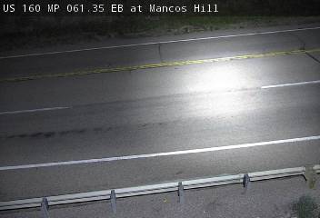 US 160 MP 61.35 EB at Mancos Hill (Roadway) live camera view