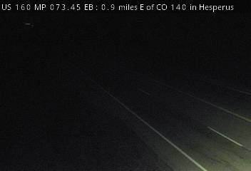US 160 MP 73.45 EB, 0.9 miles E of CO 140 in Hesperus (West) live camera view