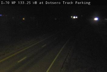 I-70 MP 133.25 WB at Dotsero Truck Parking (West) live camera view