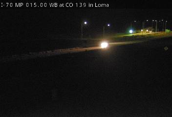 I-70 MP 15.00 WB at CO 139 in Loma (West) live camera view