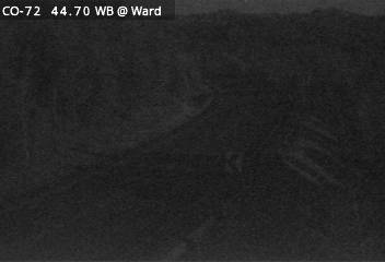 CO 72 MP 44.75 WB, 0.7 miles W of Brainard Lake Rd in Ward (Road Surface) live camera view