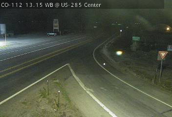 CO 112 MP 13.15 WB at US 285 in Center (North) live camera view