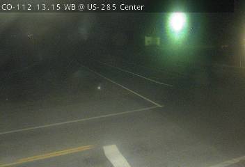 CO 112 MP 13.15 WB at US 285 in Center (South) live camera view