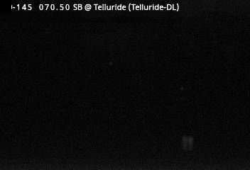 CO 145 MP 70.55 SB, 0.8 miles S of Society Dr in Telluride (South) live camera view