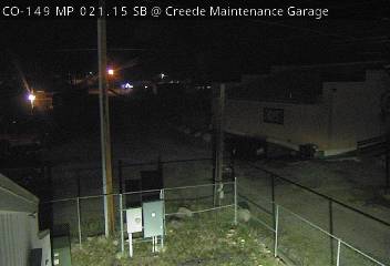 CO-149 MP 21.15 SB @ Creede Maintenance Garage (Yard View) live camera view
