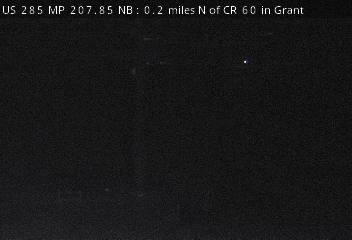 US 285 MP 207.85 NB, 0.2 miles N of CR 60 in Grant (South) live camera view