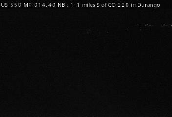 US 550 MP 14.40 NB, 1.1 miles S of CO 220 in Durango (South) live camera view