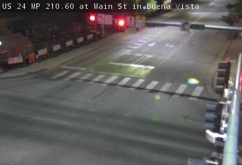 US 24 MP 210.60 at Main St in Buena Vista (South) live camera view