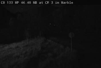 CO 133 MP 46.40 NB at CR 3 in Marble (East) live camera view