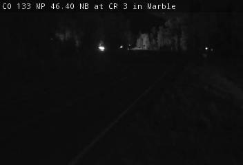 CO 133 MP 46.40 NB at CR 3 in Marble (North) live camera view