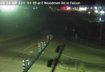 US 24 MP 320.90 EB at E Woodmen Rd in Falcon (North) live camera view