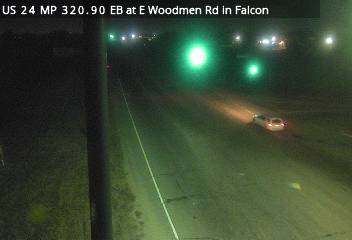US 24 MP 320.90 EB at E Woodmen Rd in Falcon (West) live camera view