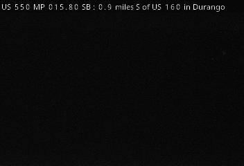 US 550 MP 15.80 SB, 0.9 miles S of US 160 in Durango (South) live camera view