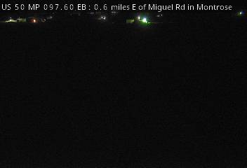 US 50 MP 97.60 EB, 0.6 miles E of Miguel Rd in Montrose (West) live camera view
