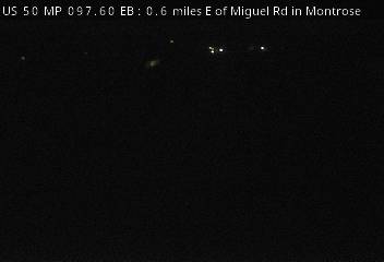 US 50 MP 97.60 EB, 0.6 miles E of Miguel Rd in Montrose (East) live camera view