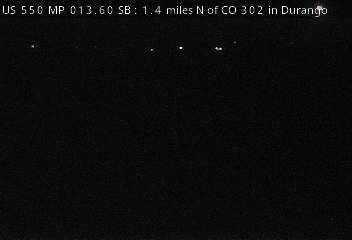 US 550 MP 13.60 SB, 1.4 miles N of CO 302 in Durango (North) live camera view