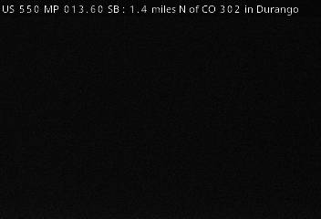 US 550 MP 13.60 SB, 1.4 miles N of CO 302 in Durango (Road Surface) live camera view