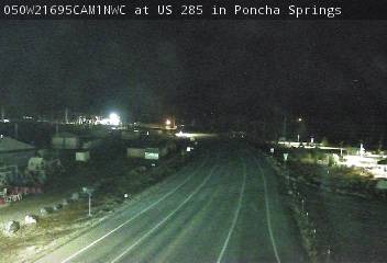 US 50 MP 216.95 WB at US 285 in Poncha Springs (South) live camera view