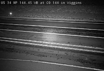 US 34 MP 144.45 WB at CO 144 in Wiggins (Road Surface) live camera view