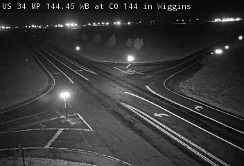 US 34 MP 144.45 WB at CO 144 in Wiggins (East) live camera view