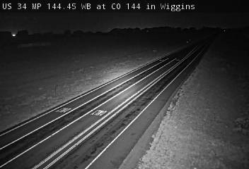 US 34 MP 144.45 WB at CO 144 in Wiggins (West) live camera view