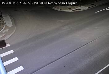 US 40 MP 256.50 WB at N Avery St in Empire (RoadSurface) live camera view