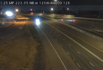 I-25 MP 223.05 NB at 120th Ave/CO 128 live camera view