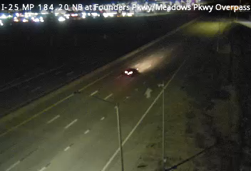 I-25 MP 184.20 NB at Founders Pkwy/Meadows Pkwy live camera view