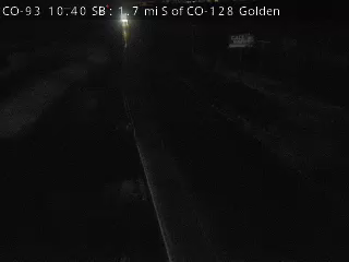 CO 93 MP 10.40 SB, 1.7 miles S of CO 128 in Golden live camera view
