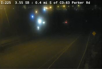 I-225 MP 3.55 SB, 0.4 miles S of S Parker Rd/CO 83 live camera view