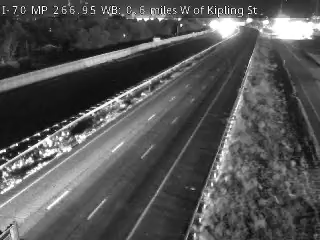I-70 MP 266.95 WB, 0.4 miles W of Kipling St live camera view